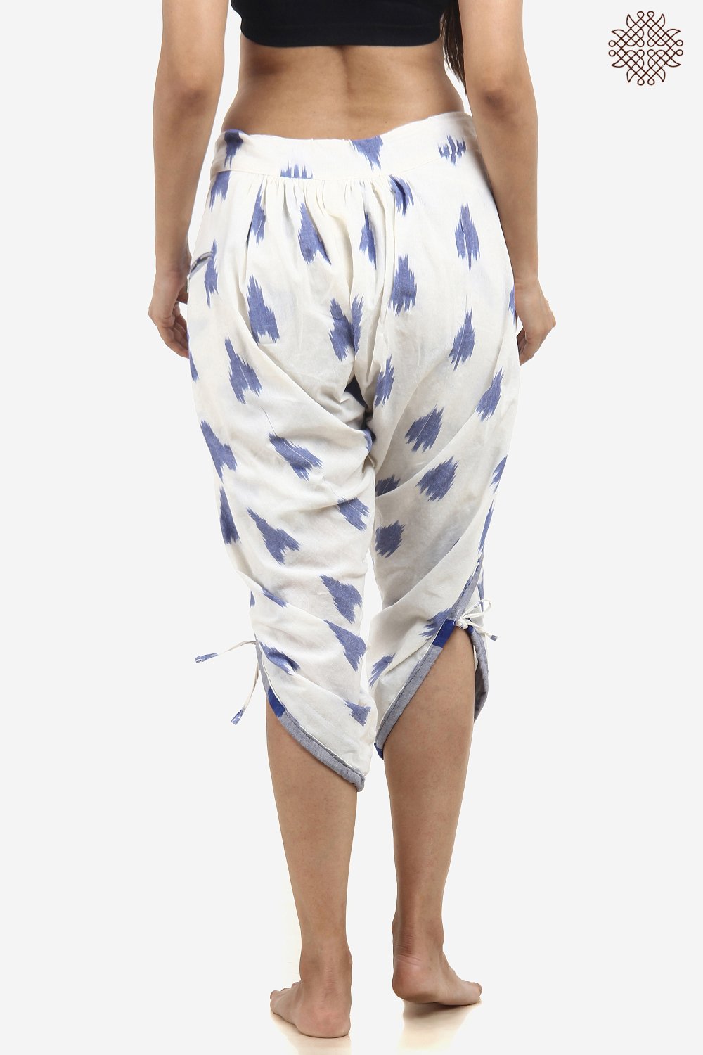 Handwoven Ikat TaruNi Dhoti Pants - Image 4