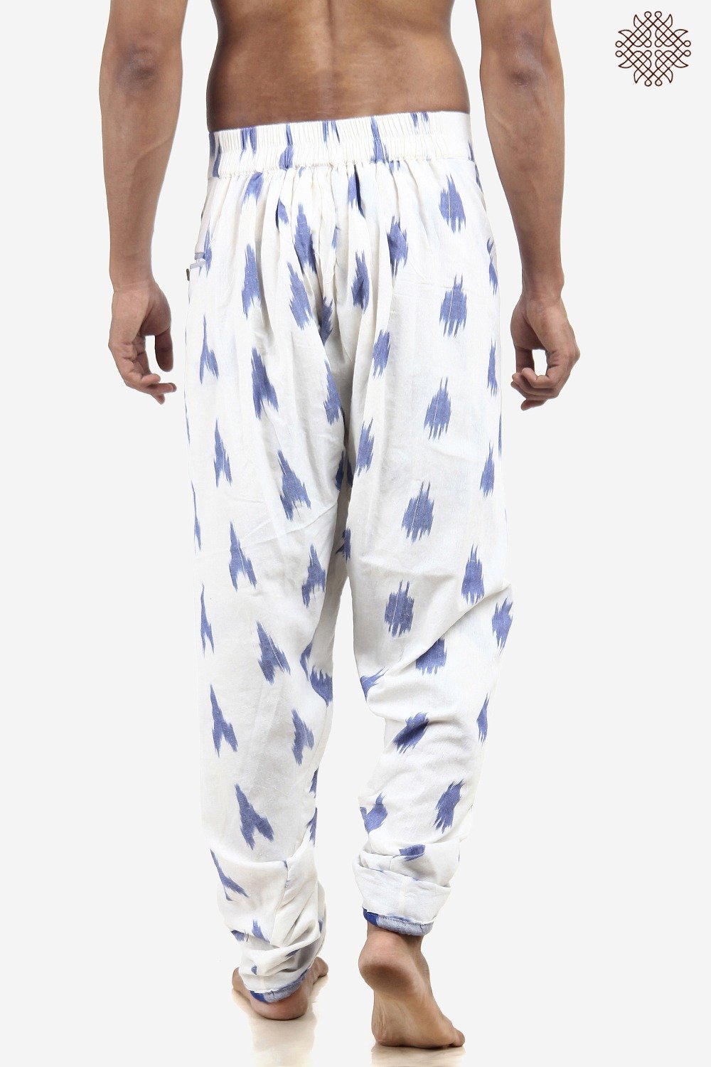 Handwoven Ikat Yuvaka Dhoti Pants - Image 4