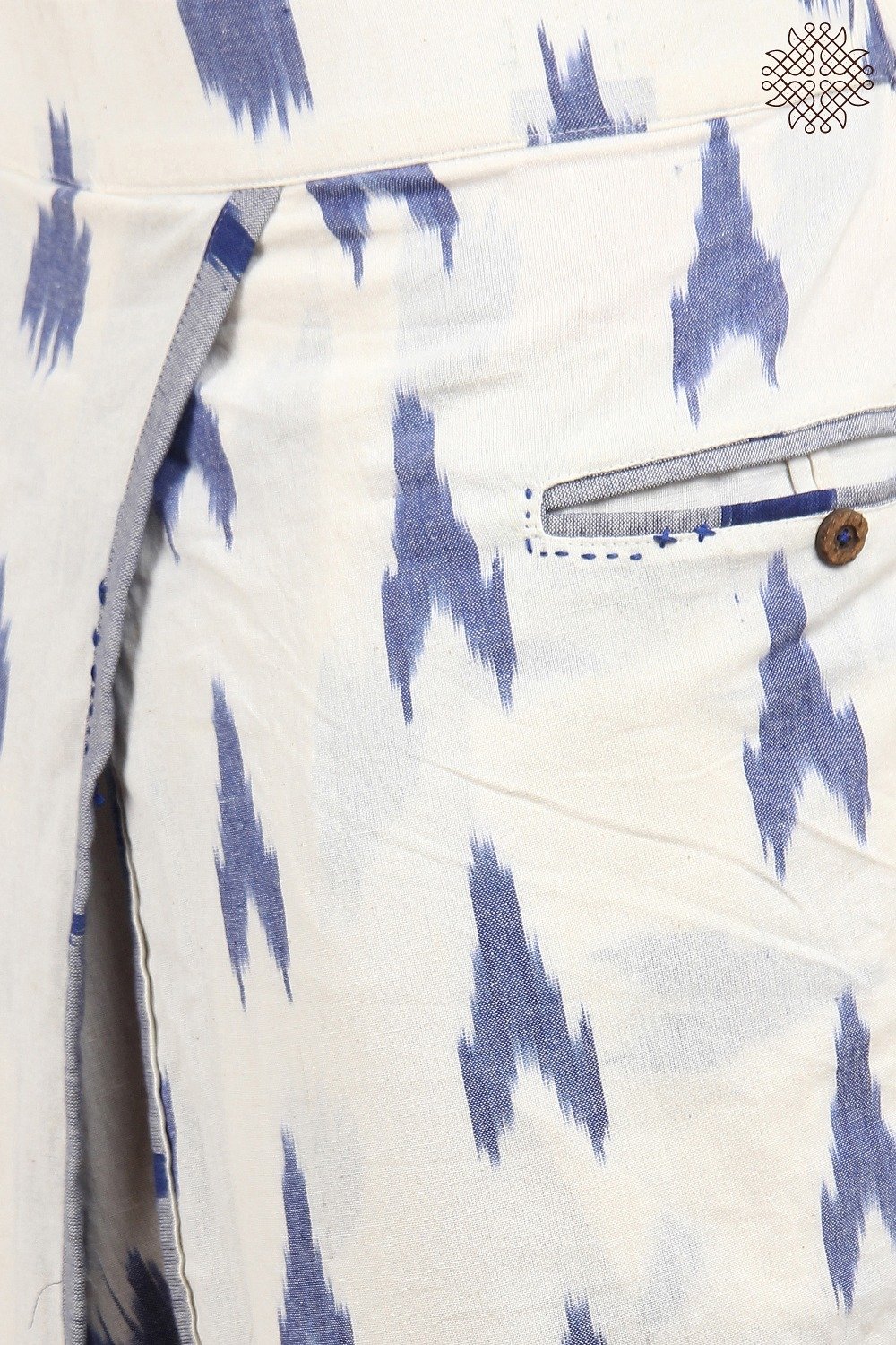 Handwoven Ikat Yuvaka Dhoti Pants - Image 5