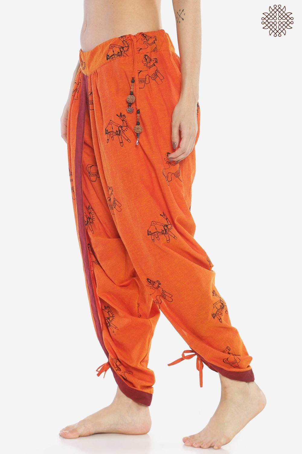 Ushtra & Dhenu Kesari Yuvaki Dhoti Pants - Image 3