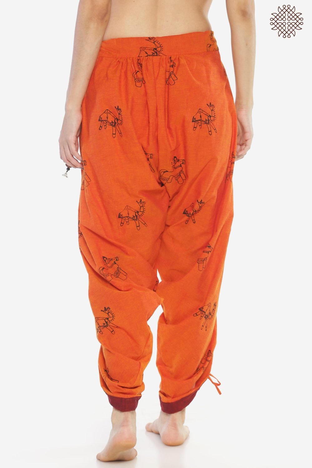 Ushtra & Dhenu Kesari Yuvaki Dhoti Pants - Image 4