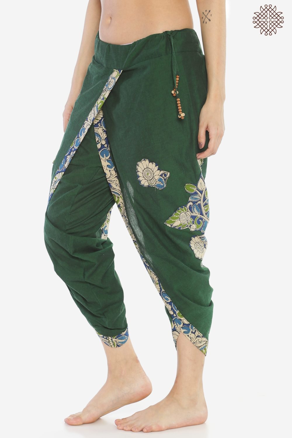 Haritah & Nila Calf-Length Dhoti Pants - Image 3