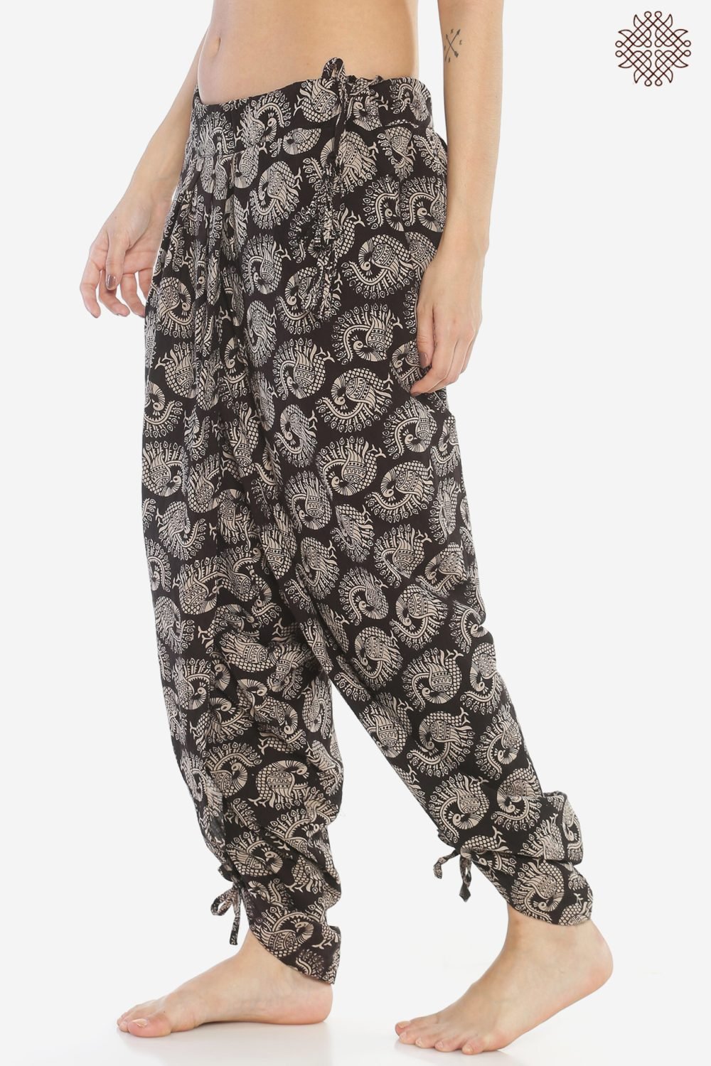 Syamah Kalamkari Yuvaki Dhoti Pants - Image 3