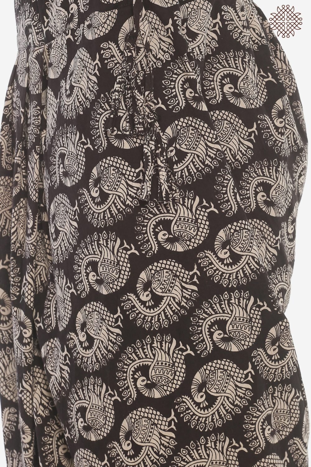 Syamah Kalamkari Yuvaki Dhoti Pants - Image 5