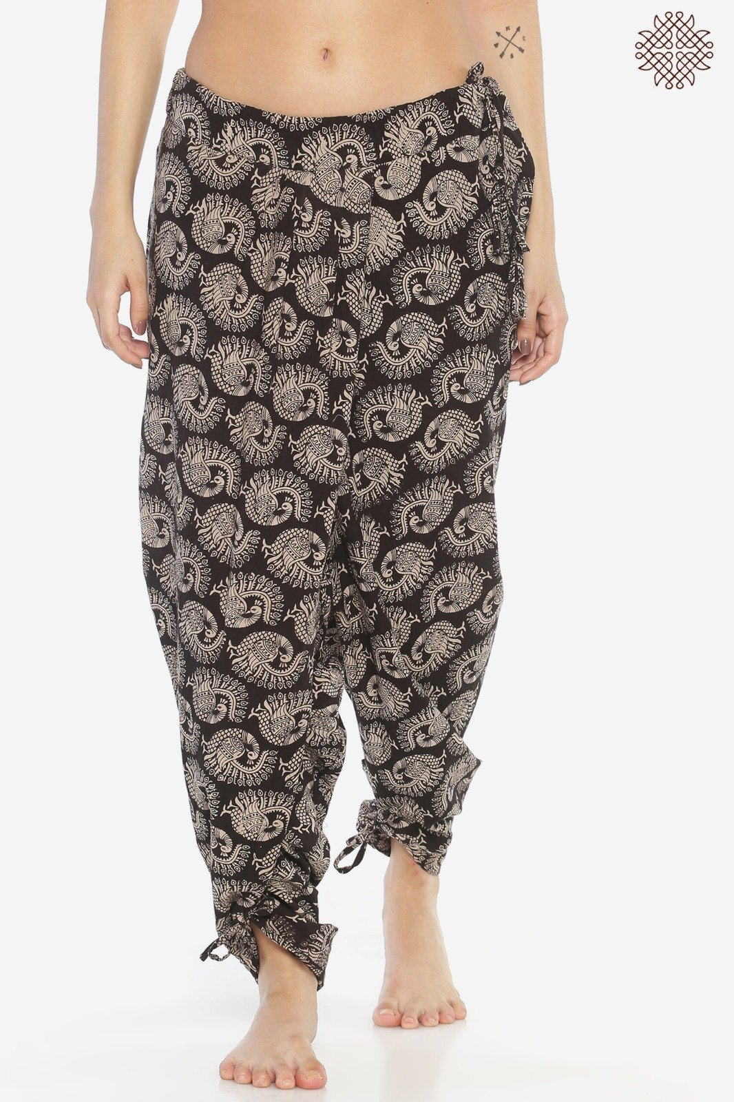Syamah Kalamkari Yuvaki Dhoti Pants - Image 2
