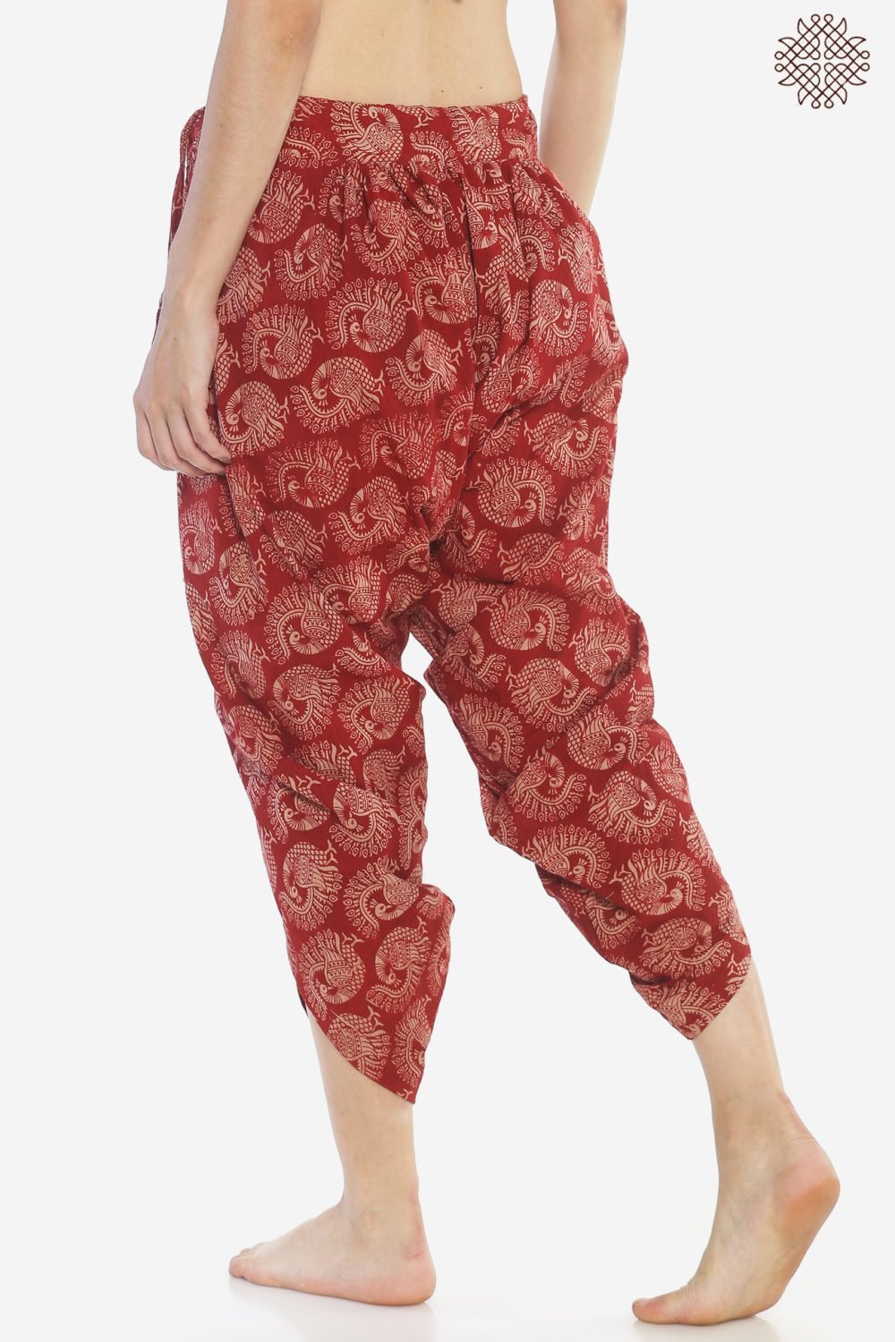 Rudhira Kalamkari TaruNi Dhoti Pants - Image 4