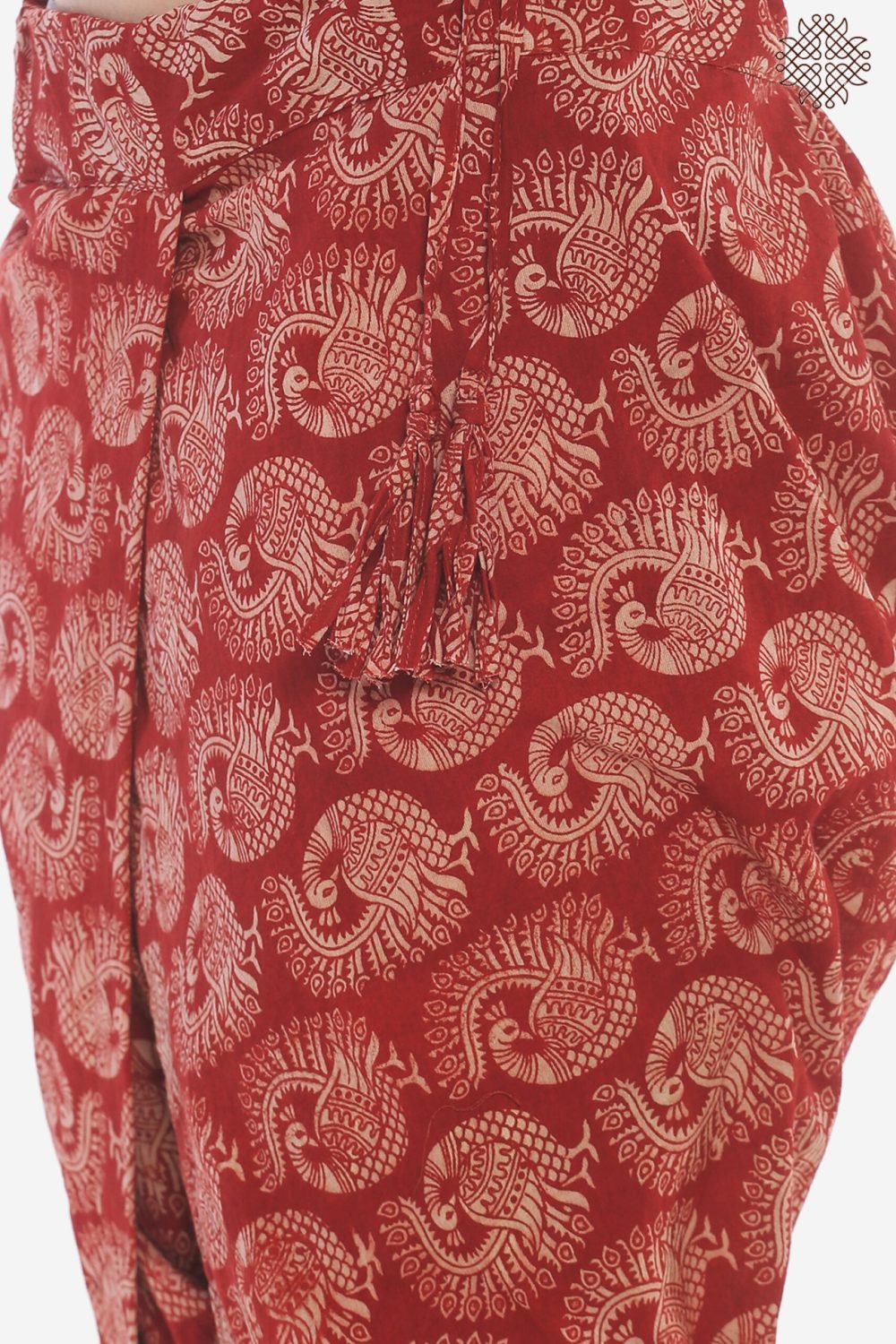 Rudhira Kalamkari TaruNi Dhoti Pants - Image 5