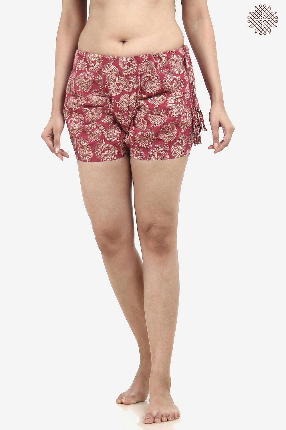 Hand-Printed Kalamkari Balika Dhoti Pants - Image 2