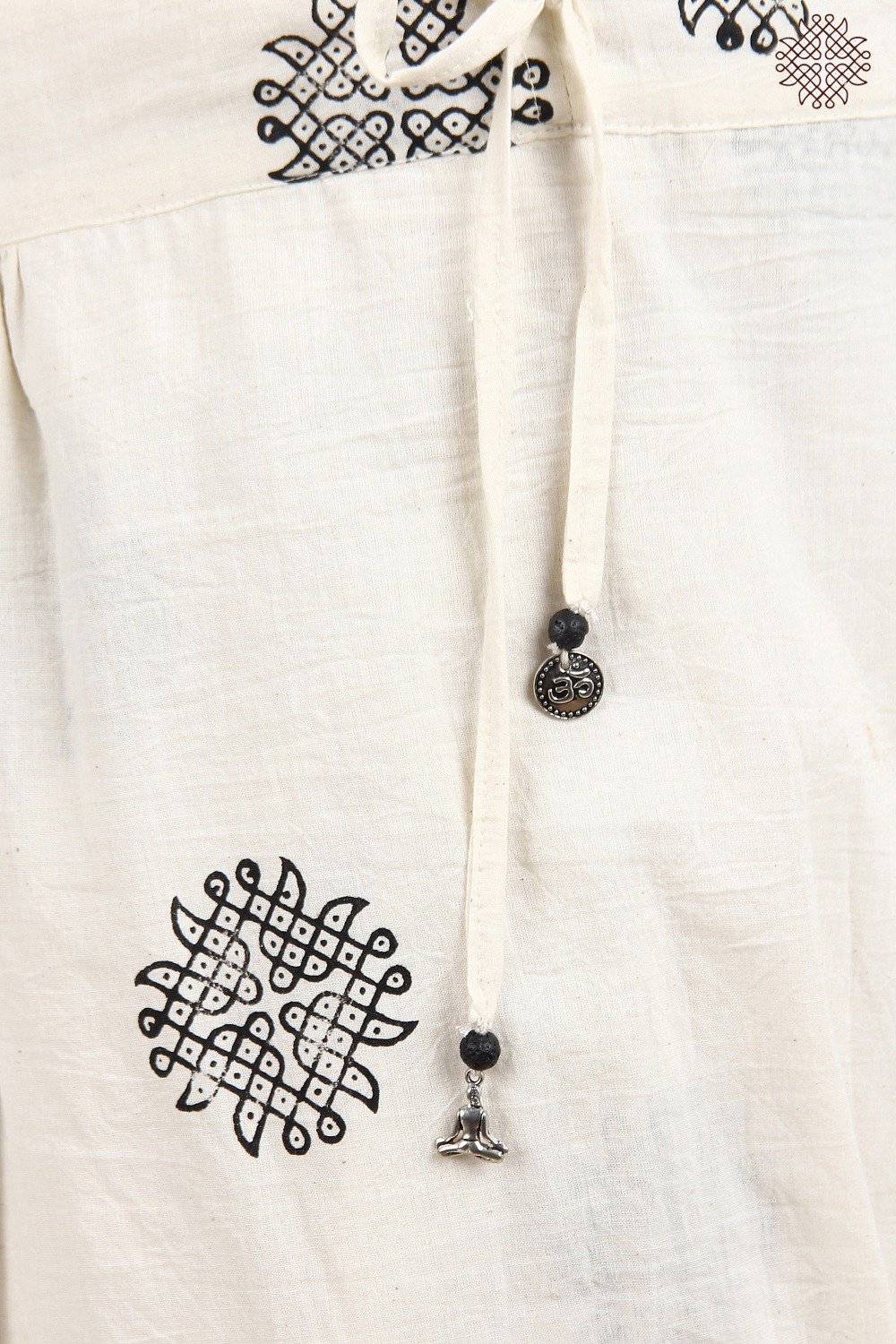 Yuvaki Dhoti Pants with Rangavalli Motifs - Image 2