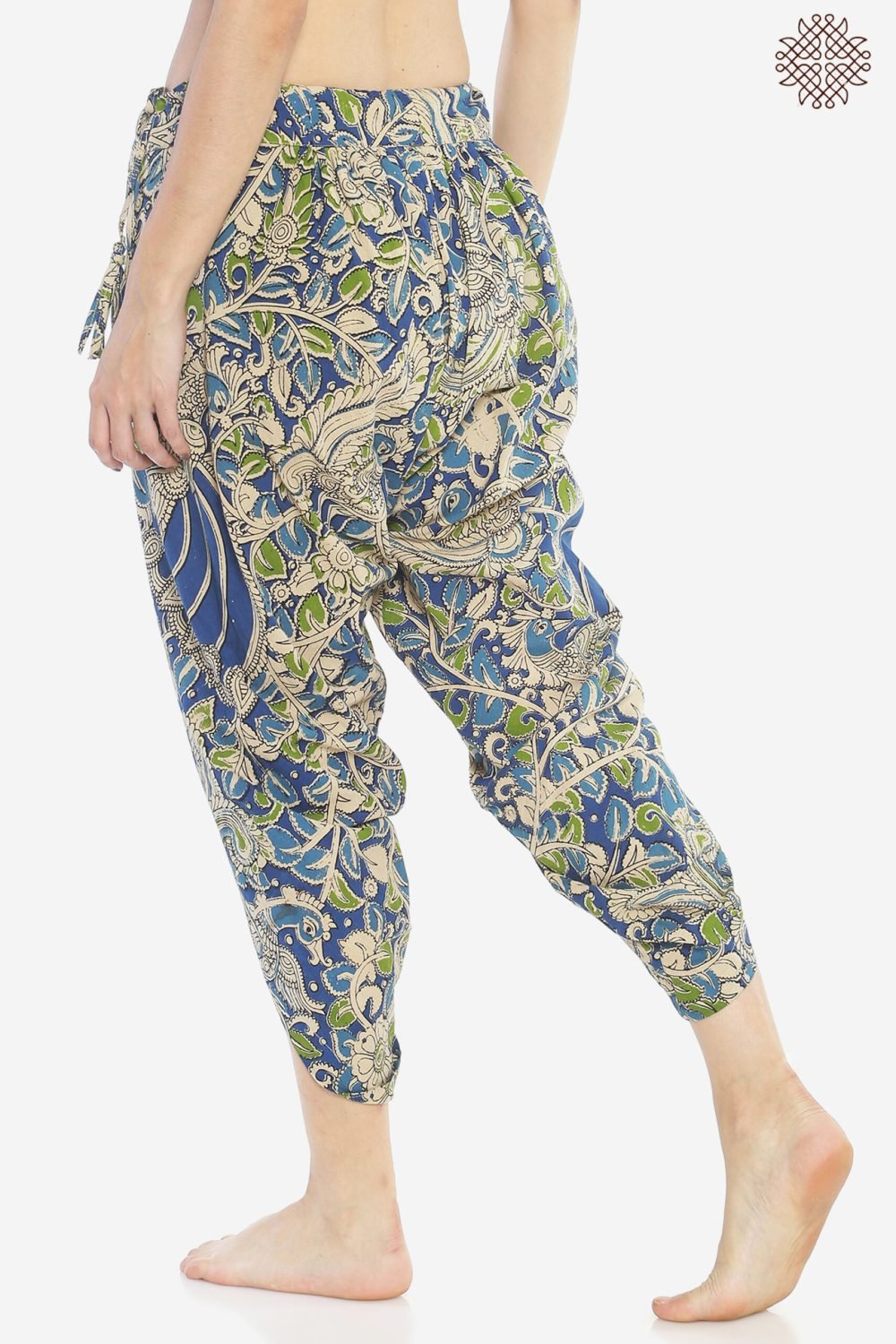 Nila Kalamkari TaruNi Dhoti Pants - Image 4