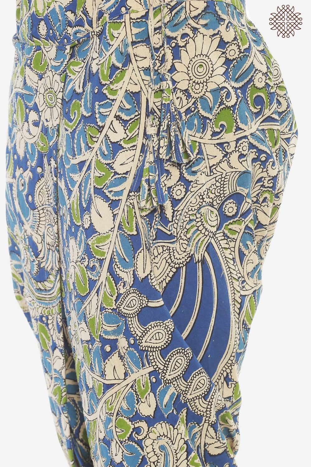 Nila Kalamkari TaruNi Dhoti Pants - Image 5