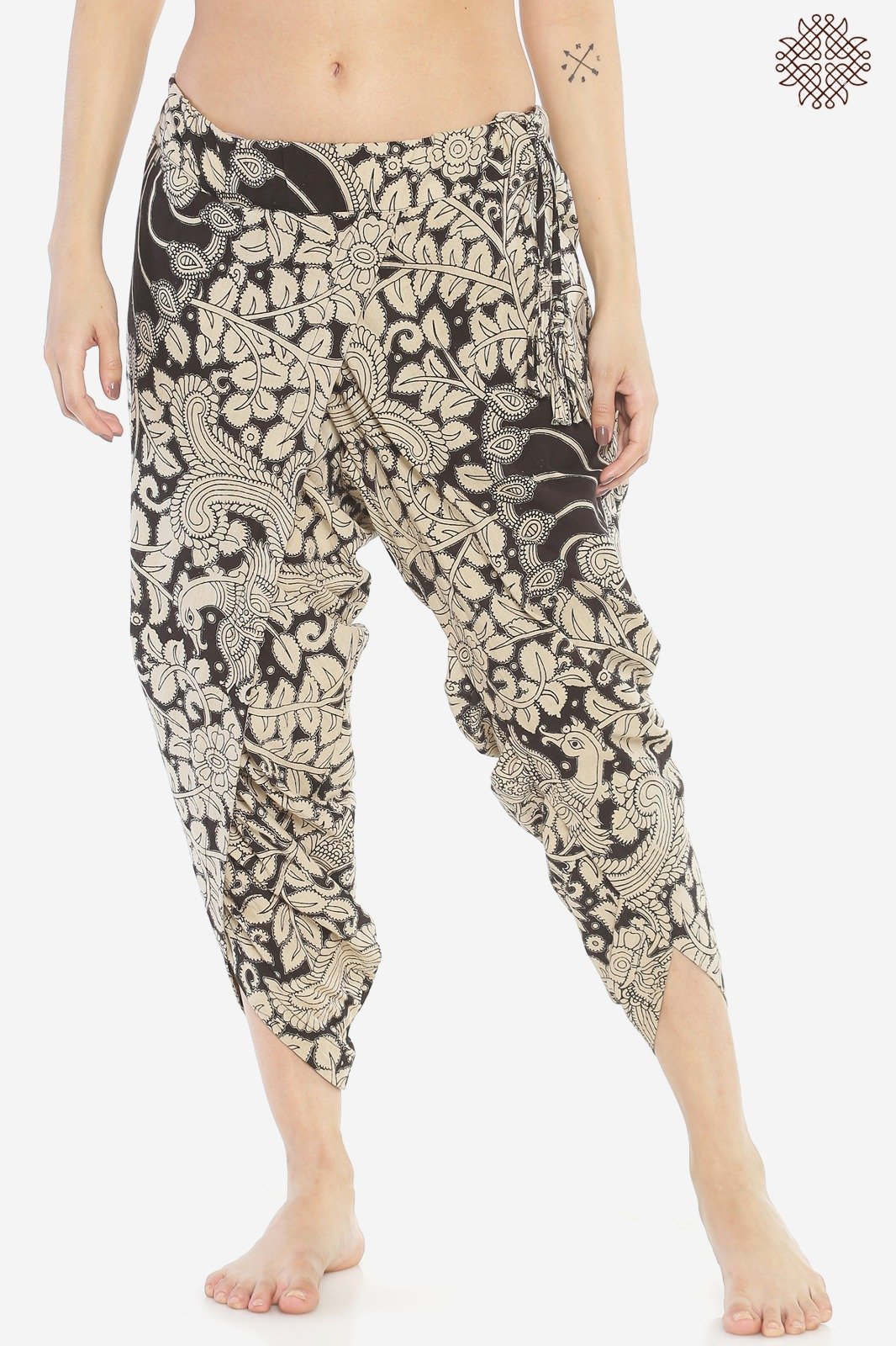 Syamah Kalamkari TaruNi Dhoti Pants - Image 2
