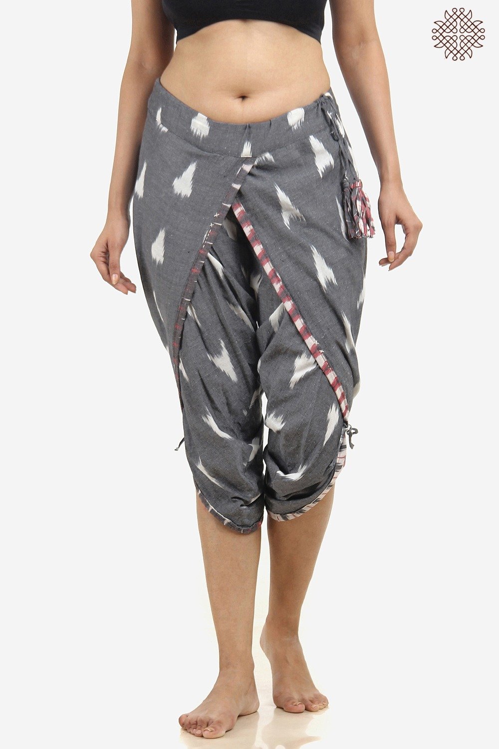 Handwoven Ikat TaruNi Dhoti Pants - Image 2