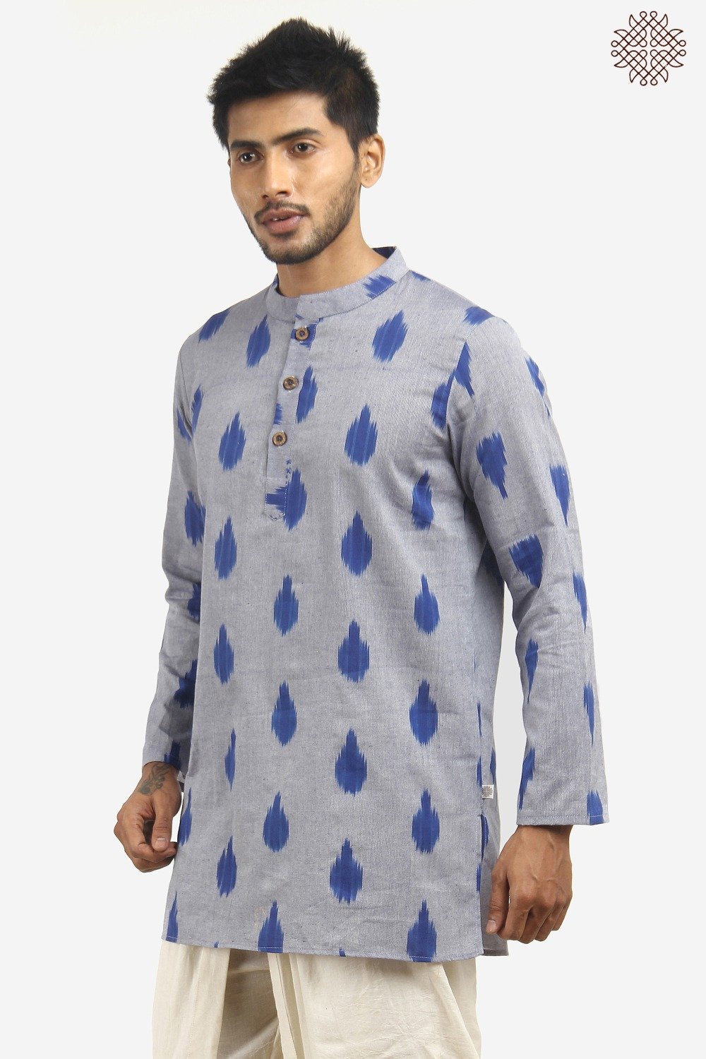 Handwoven Ikat Kurta - Image 5
