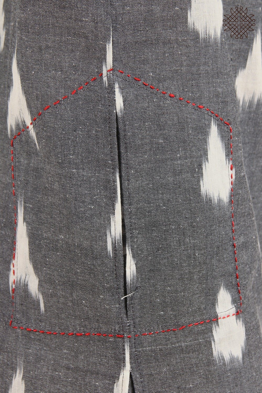 Handwoven Ikat Kurta - Image 2