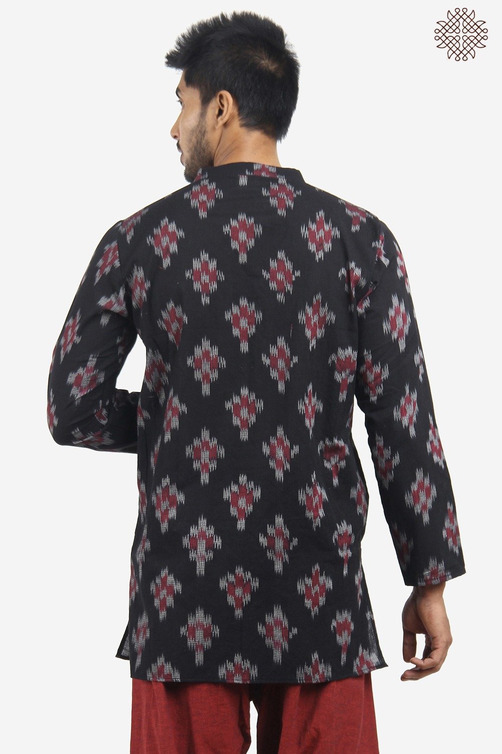 Handwoven Ikat Kurta - Image 4