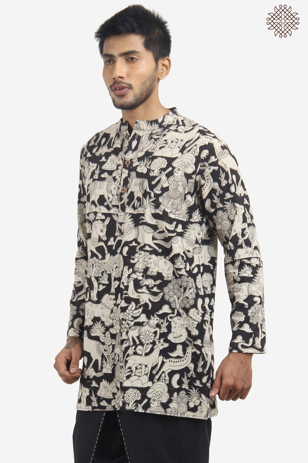 Hand-printed Kalamkari Kurta - Image 4