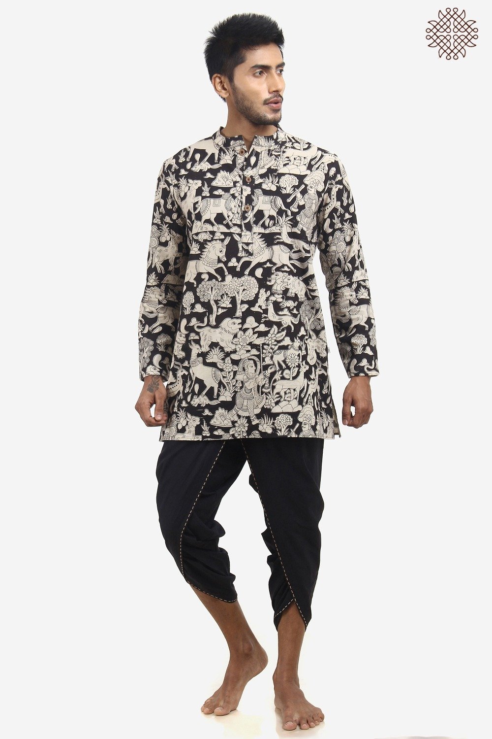 kalamkari cotton kurta