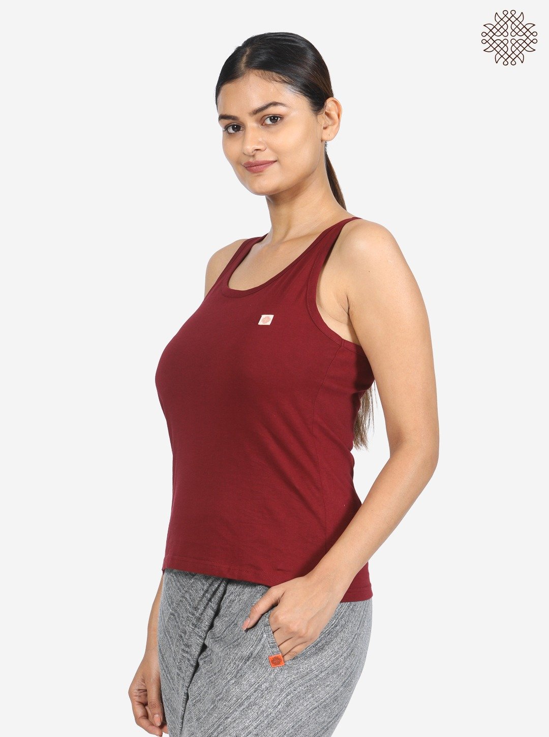 Racer Back T-shirt crafted in 100% cotton - Image 3