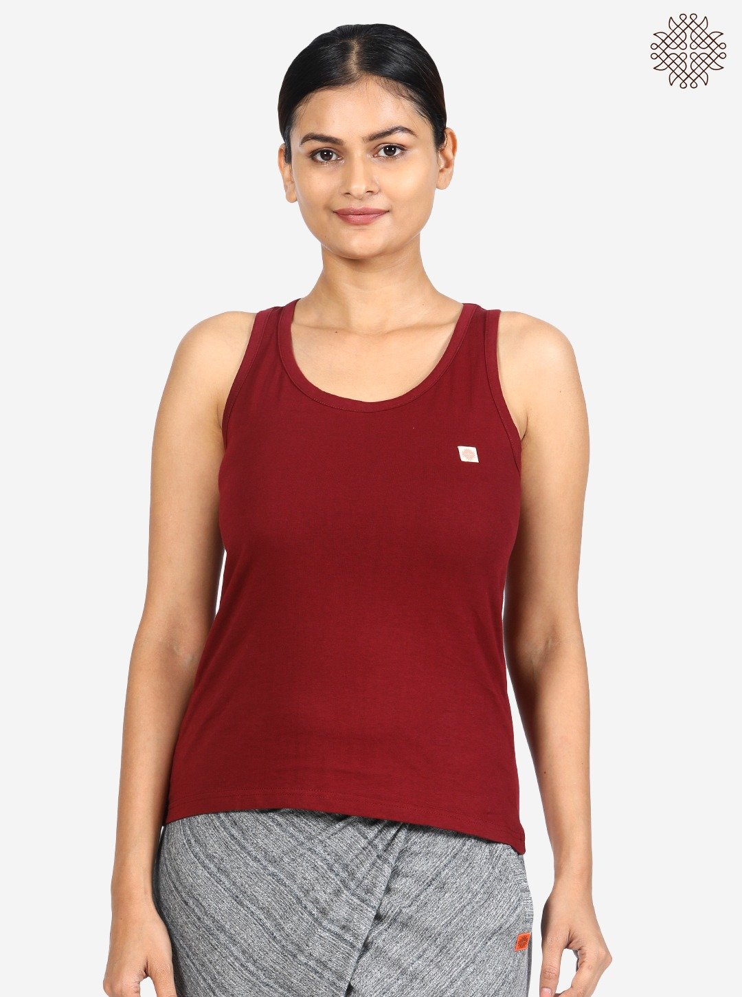 Racer Back T-shirt crafted in 100% cotton - Image 2