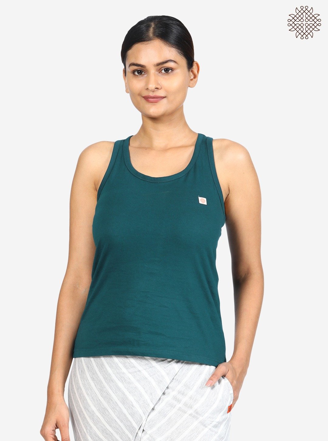 Racer Back T-shirt crafted in 100% cotton - Image 2