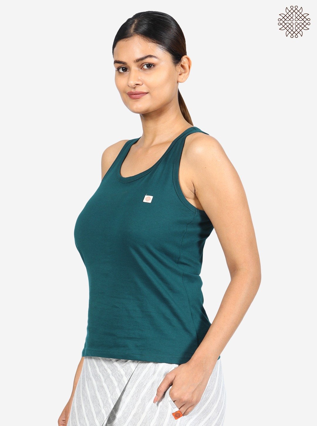 Racer Back T-shirt crafted in 100% cotton - Image 3