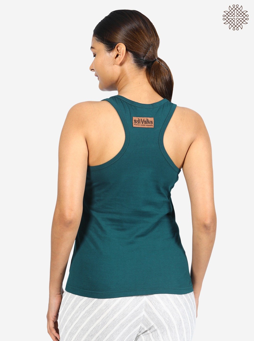 Racer Back T-shirt crafted in 100% cotton - Image 4