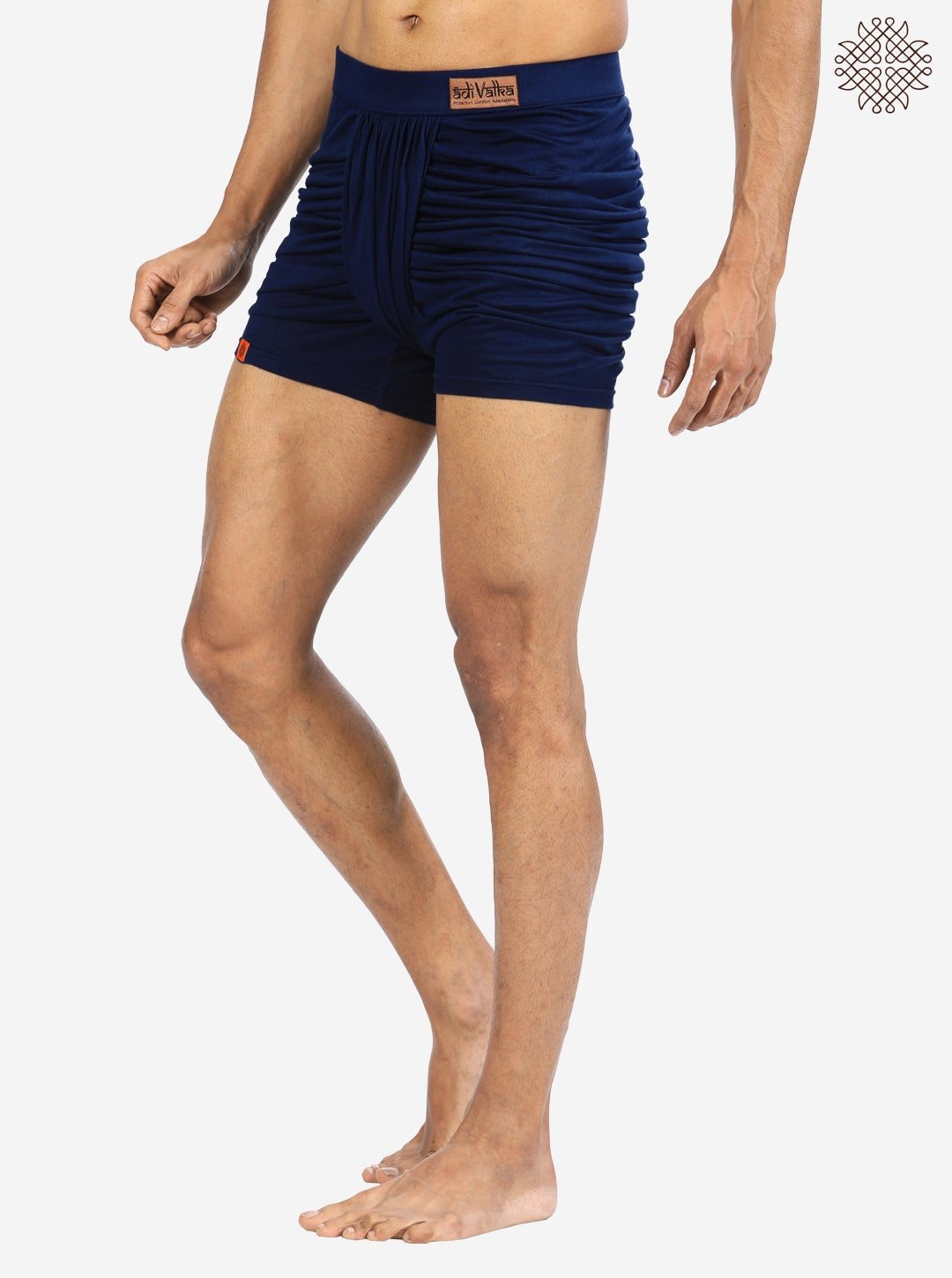 Short Dhoti crafted in Viscose. - Image 3