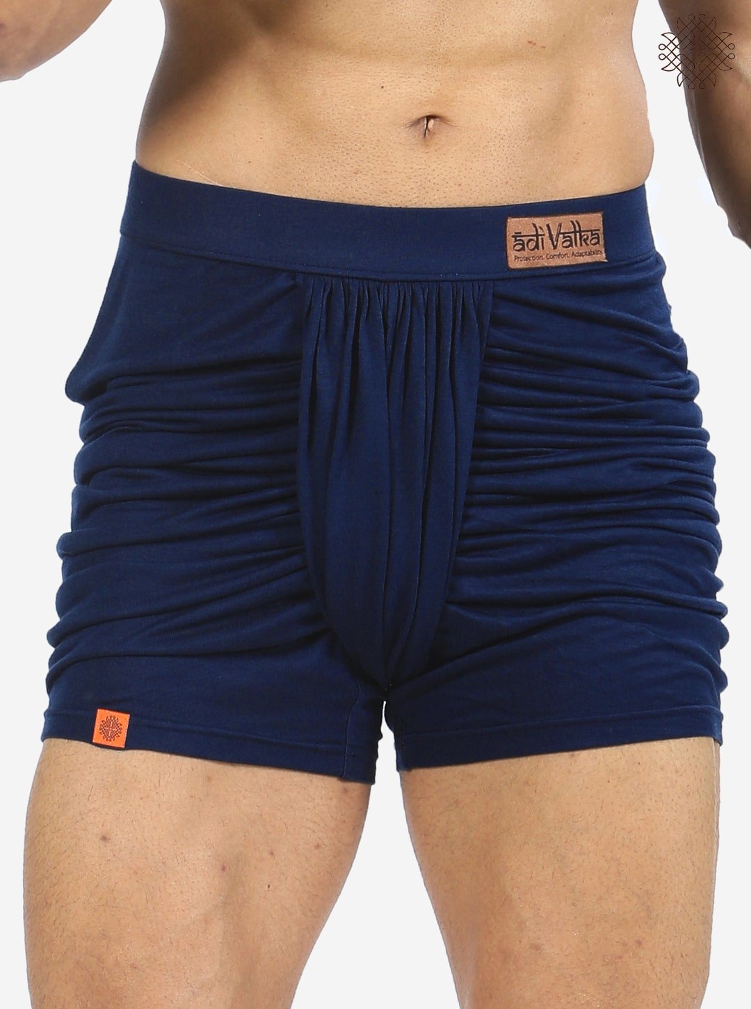 Short Dhoti crafted in Viscose. - Image 5